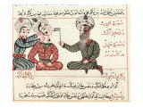 Cauterisation of Scrofula, 1466 Giclee Print by Charaf-ed-din 