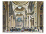 Interior of La Madeleine, Paris Giclee-trykk av Philippe Benoist Interior of La Madeleine, Paris Giclee-trykk av Philippe Benoist