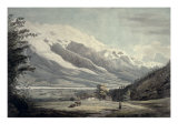 Chamonix Valley Giclee Print by William Pars