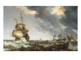 Storm at Sea Giclee Print by Bonaventura Peeters