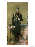 Portrait of Emperor Nicholas II Giclee Print by Ilya Efimovich Repin