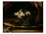 The Head of St. John the Baptist Giclee Print by Francesco Del Cairo
