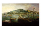 The Bay of Naples Giclee-trykk av Paul Brill Or Bril