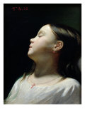 Young Girl Sleeping, 1852 reproduction procédé giclée par Leon Joseph Florentin Bonnat