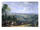 Louis XIV reproduction procédé giclée par Adam Frans van der Meulen