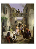 Wedding at Brianza, 1873 Giclee Print by Angelo Inganni