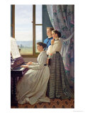 The Folk Song Reproduction procédé giclée par Silvestro Lega