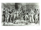 The Funeral of Jean Paul Marat Giclee Print by E. Le Sueur