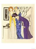 Three Dresses and a Toad Giclee Print by Paul Iribe