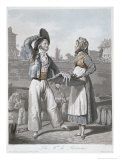 The Fish Seller Giclee Print by Antoine Charles Horace Vernet