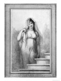 Madam Recamier de Francois Gerard Lámina giclée por Richard Cosway Madam Recamier de Francois Gerard Lámina giclée por Richard Cosway