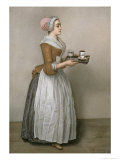 Das Schokoladenmaedchen Lámina giclée por Jean-Etienne Liotard
