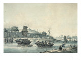 On One of the Rivers of China reproduction procédé giclée par William Alexander
