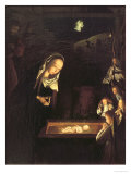 The Nativity at Night reproduction procédé giclée par Geertgen tot Sint Jans 