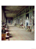View of the Long Gallery Giclee Print by Robert Adam