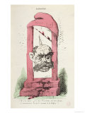 Caricature of Otto Von Bismarck Giclee Print by Faustin 
