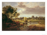 Trowse Meadows, Near Norwich, 1828 Giclée-Druck von George Vincent