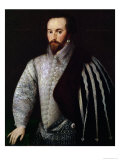 Portrait of Sir Walter Raleigh Giclee Print