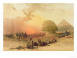 The Sphinx at Giza Lámina giclée por David Roberts The Sphinx at Giza Lámina giclée por David Roberts