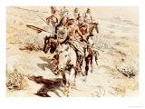 Return of the Warriors, 1906 Lámina giclée por Charles Marion Russell