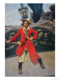 Pirate Chief Giclee Print by Howard Pyle
