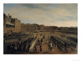 Parade at the Time of Emperor Paul I Giclee Print by Gustav Schwarz