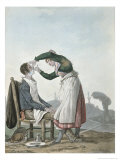 Collier Having a Shave Impressão giclée por Antoine Charles Horace Vernet Collier Having a Shave Impressão giclée por Antoine Charles Horace Vernet