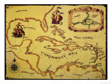 map norfolk spanish main islands
