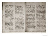 Letter Written from Cape Verde with Details of the Voyage, 4th June 1501 Giclée-Druck von Amerigo Vespucci