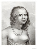 Woman of Eaoo Reproduction procédé giclée par John Webber