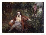 Postcard Depicting Ludwig Van Beethoven Giclee Print by Hans Leithner