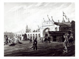 Market Place, Engraved by Daniel Havell Giclée-Druck von Emeric Essex Vidal