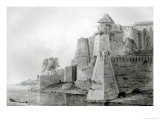 Fort on the Yamuna River, India Giclee Print by William Orme