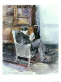 Old Man Sitting in an Armchair Giclee-trykk av Jules Bastien-Lepage Old Man Sitting in an Armchair Giclee-trykk av Jules Bastien-Lepage