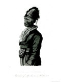 Portrait of Speelman, a Hottentot, 1814 Giclee-trykk av William John Burchell