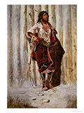 Indian Maid at the Stockade Giclée-tryk af Charles Marion Russell Indian Maid at the Stockade Giclée-tryk af Charles Marion Russell