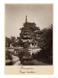 Buddhist Rest House, Moulmein, Burma, c.1875 Giclee Print by Colin Roderick Murray