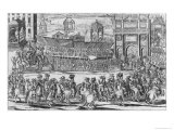 The Entry of Louis XIV and Marie-Therese of Austria in to Paris on 26th August 1660 Giclee Print by Gabriel Ladame