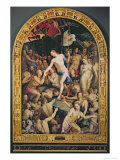 Christ in Limbo, 1552 reproduction procédé giclée par Agnolo Bronzino