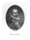 Portrait of Michel de Montaigne Giclee Print by James, The Elder Hopwood