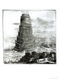 The Tower of Babel, 1679 Giclee Print by Athanasius Kircher