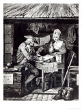 The Public Writer Giclee Print by Pierre Alexandre Wille