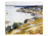 East Boothbay Harbor, 1904 Giclee Print by Willard Leroy Metcalf