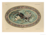 Cock, Plate 37, Fantaisies Decoratives, Librairie de l'Art, Paris, 1887 Lámina giclée por Jules Auguste Habert-dys