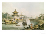 The Grand Canal, China reproduction procédé giclée par William Alexander