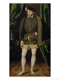Portrait of Henri II Reproduction procédé giclée par Francois Clouet