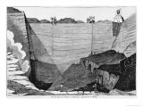 The Coal Mine at Commentry, Illustration from 'Le Magasin Pittoresque', 1835 Giclee Print by Louis Henri Breviere