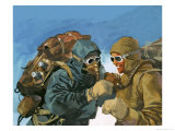 Hillary and Tensing Prepare to Assault the Final Ridge reproduction procédé giclée par Ferdinando Tacconi