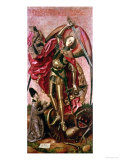 St. Michael and the Dragon Giclee Print by Bermejo 
