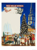 Wee Willie Winkie Spends Christmas in London Giclee Print by John Worsley